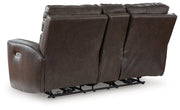 Crossplex Power Reclining Loveseat with Console - Furniture City (CA)l