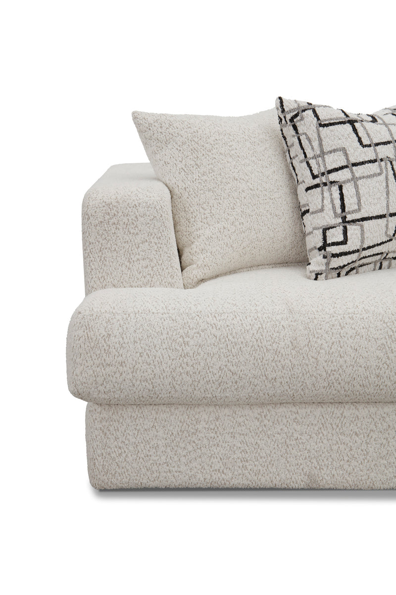 Low profile 3pc L shape sectional, MOD #1200 - Furniture City (CA)l