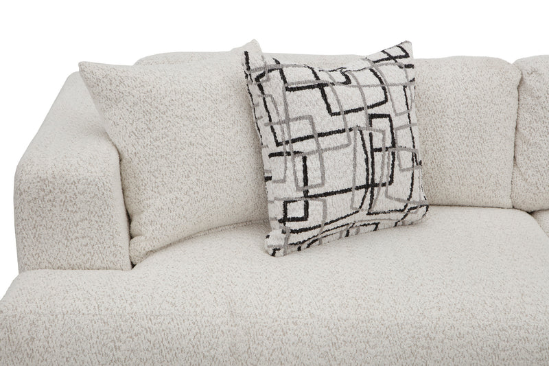 Low profile 3pc L shape sectional, MOD #1200 - Furniture City (CA)l