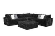 3 Pc Sectional Corduroy Fabric - Furniture City (CA)l