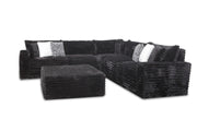 3 Pc Sectional Corduroy Fabric - Furniture City (CA)l