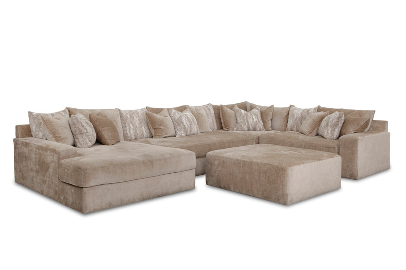 The Roxie, Oversized 4 Piece Sectional - Furniture City (CA)l