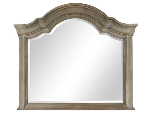 Magnussen Furniture Tinley Park Shaped Mirror in Dove Tail Grey Mirror Furniture City Furniture City (CA)l