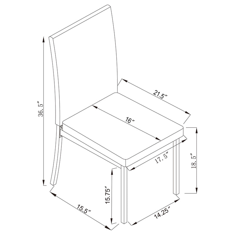Garza Dining Side Chair - Furniture City (CA)l