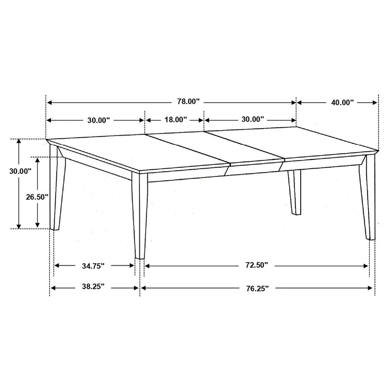 Louise Extension Dining Table - Furniture City (CA)l