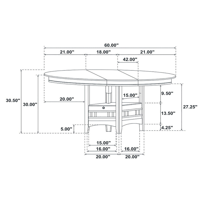 Lavon Extension Dining Table - Furniture City (CA)l