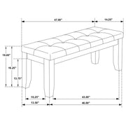 Dalila Dining Bench - Furniture City (CA)l