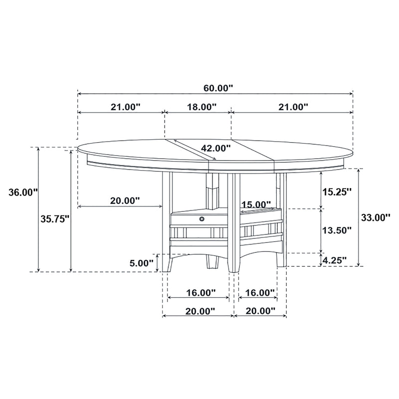Lavon Counter Height Extension Dining Table - Furniture City (CA)l