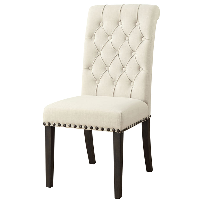 Alana Tufted Back Upholstered Side Chairs Beige (Set of 2)