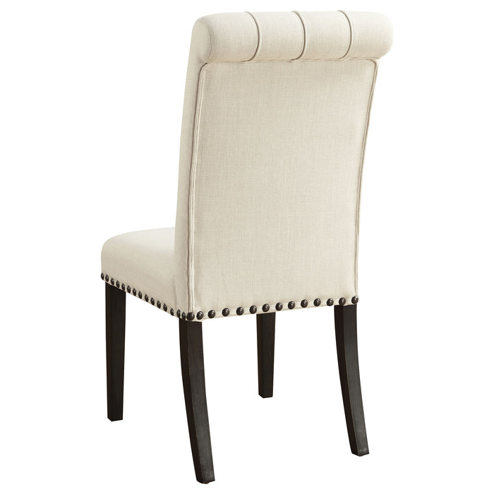Alana Tufted Back Upholstered Side Chairs Beige (Set of 2)