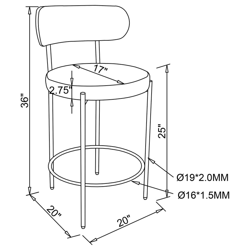 Viola Counter Chair - Furniture City (CA)l