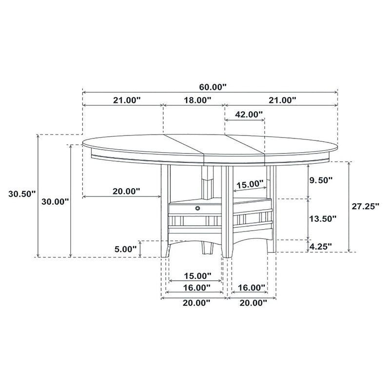 Lavon Extension Dining Table - Furniture City (CA)l