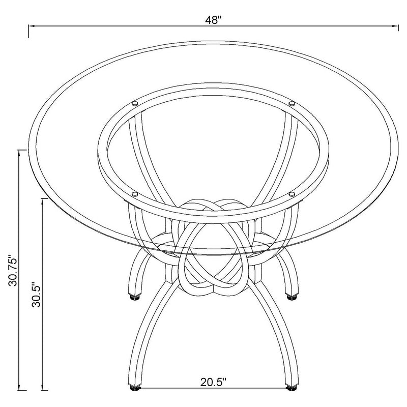 Aviano Dining Table - Furniture City (CA)l