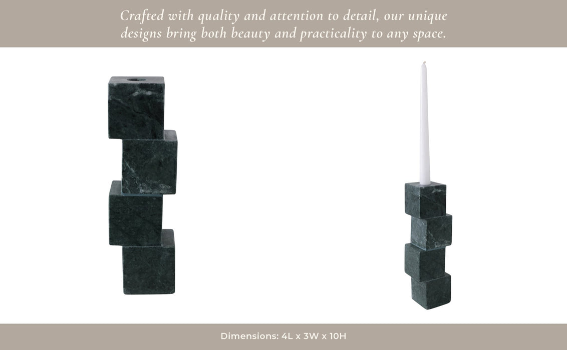 10x3-stacked-cube-marble-taper-holder-green-14