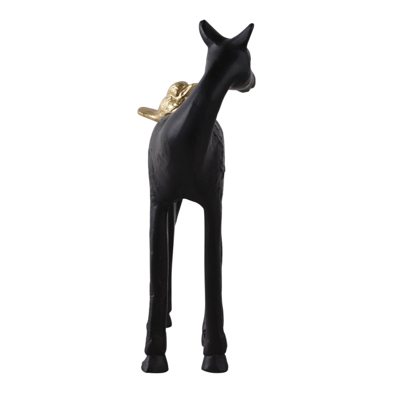 10x8-bird-perched-on-horses-back-black-gold-3