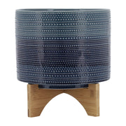 11-dotted-planter-w-wood-stand-blue-1