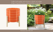 11-striped-planter-w-wood-stand-orange-6