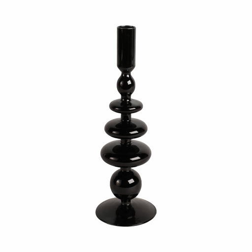 11-vintage-glass-taper-candle-holder-black-1