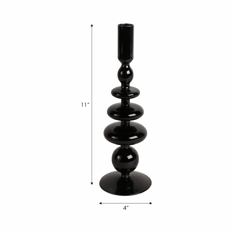 11-vintage-glass-taper-candle-holder-black-2