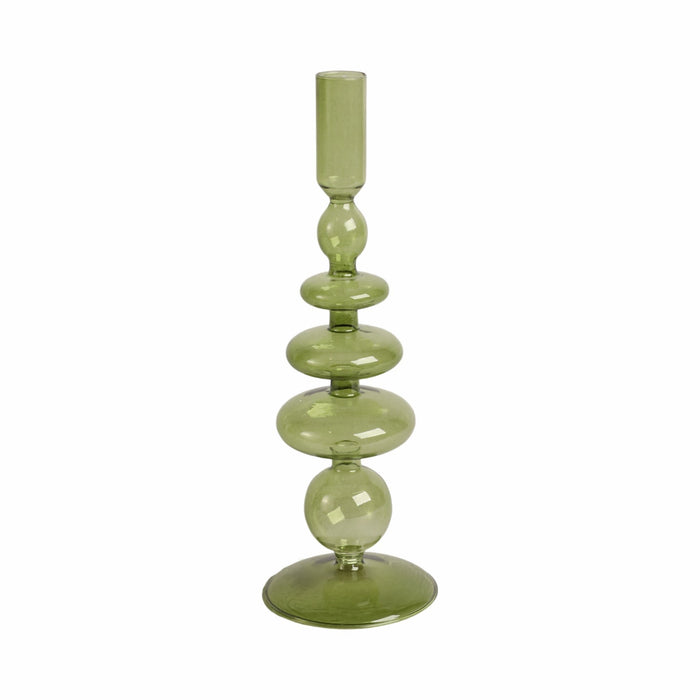 11-vintage-glass-taper-candle-holder-olive-1