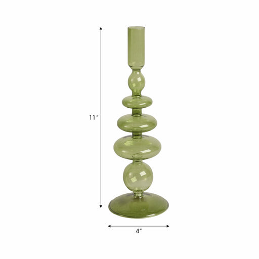 11-vintage-glass-taper-candle-holder-olive-2