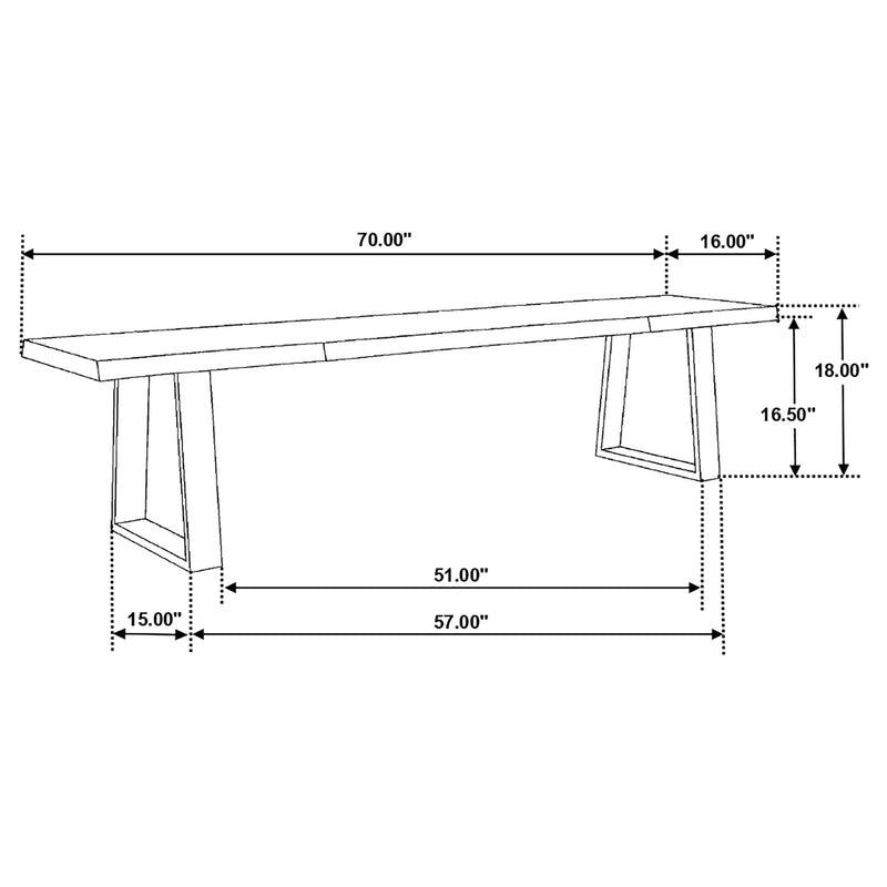 Ditman Dining Bench - Furniture City (CA)l