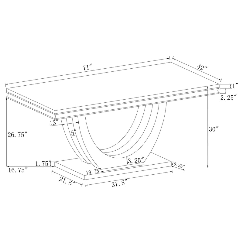 Kerwin Dining Table - Furniture City (CA)l