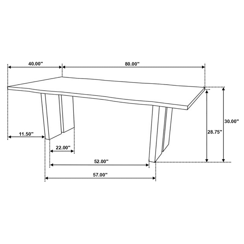 Bradshaw Dining Table - Furniture City (CA)l