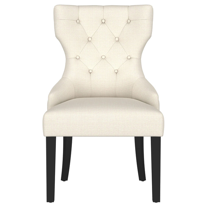 Baney Tufted Upholstered Dining Chair Beige