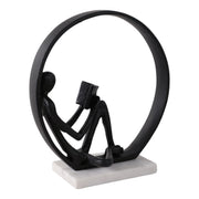 11x10-avid-reader-on-marble-base-black-white-2