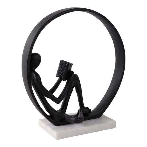 11x10-avid-reader-on-marble-base-black-white-2