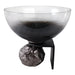 11x10-glass-bowl-on-rock-pedestal-black-silver-1