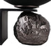 11x10-glass-bowl-on-rock-pedestal-black-silver-5