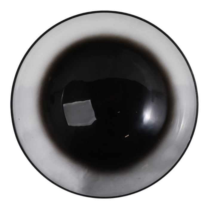 11x10-glass-bowl-on-rock-pedestal-black-silver-6