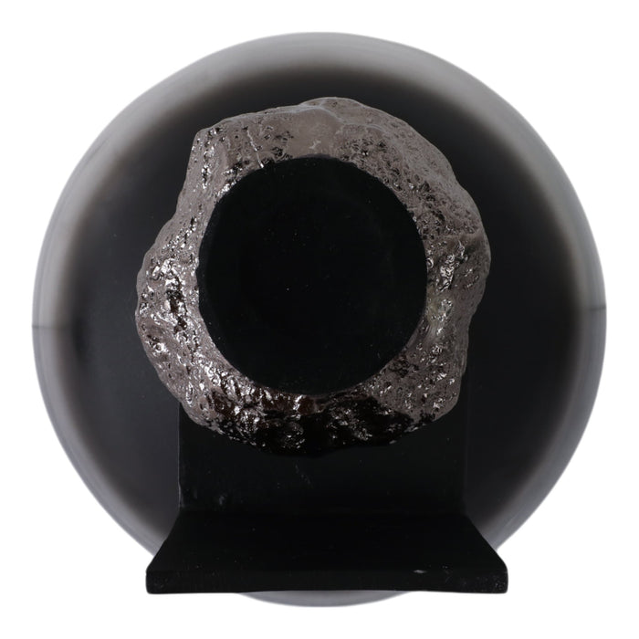 11x10-glass-bowl-on-rock-pedestal-black-silver-7