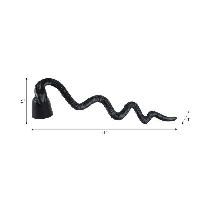 11x3-metal-snake-candle-snuffer-black-8