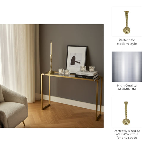 11x4-ribbed-metal-taper-holder-gold-2