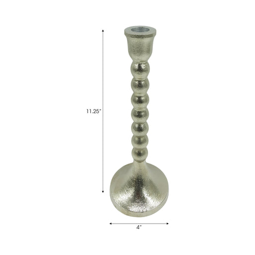 11x4-stacked-ball-metal-taper-holder-silver-1