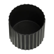 12-ceramic-fluted-planter-w-wood-stand-black-5