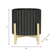 12-ceramic-fluted-planter-w-wood-stand-black-9