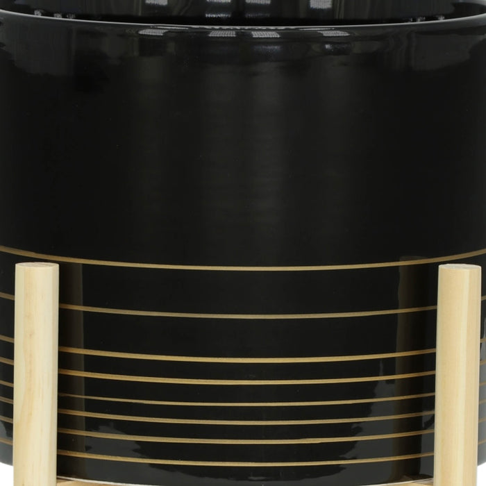 12-ceramic-metallic-planter-w-wood-stand-black-7