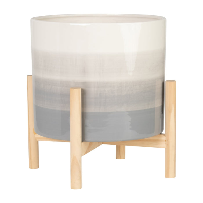 12-ceramic-planter-w-wood-stand-beige-mix-2