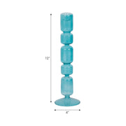 12-mixed-bubble-taper-candleholder-blue-2