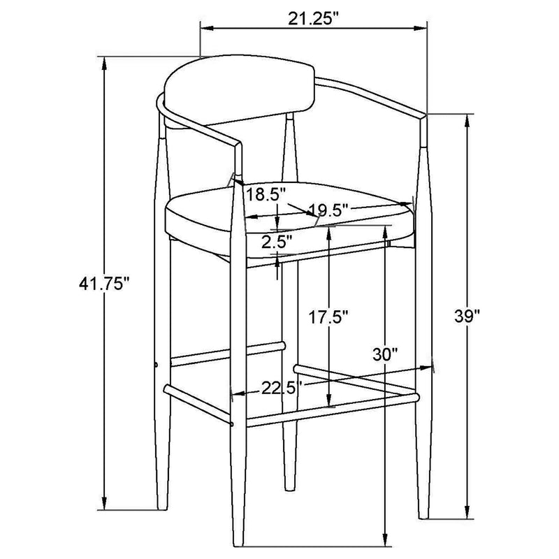 Tina Bar Chair - Furniture City (CA)l