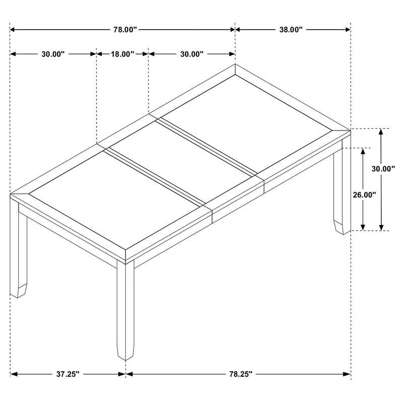 Elodie Extension Dining Table - Furniture City (CA)l