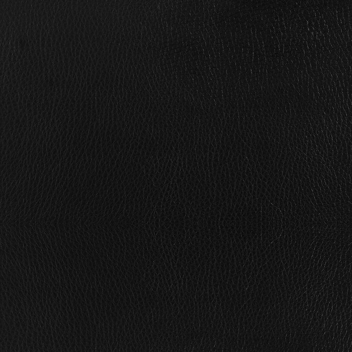 Ashbury Upholstered Adjustable Bar Stools Black and Chrome (Set of 2)