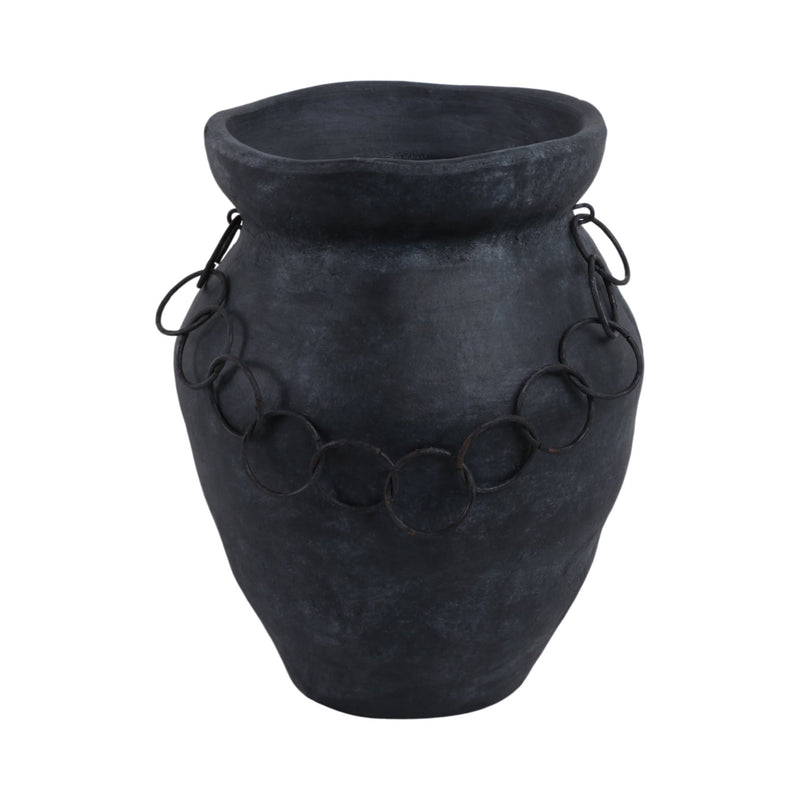 12x10-rustic-vase-with-chain-black-1