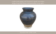 12x10-traditional-terracotta-vase-chocolate-brown-12