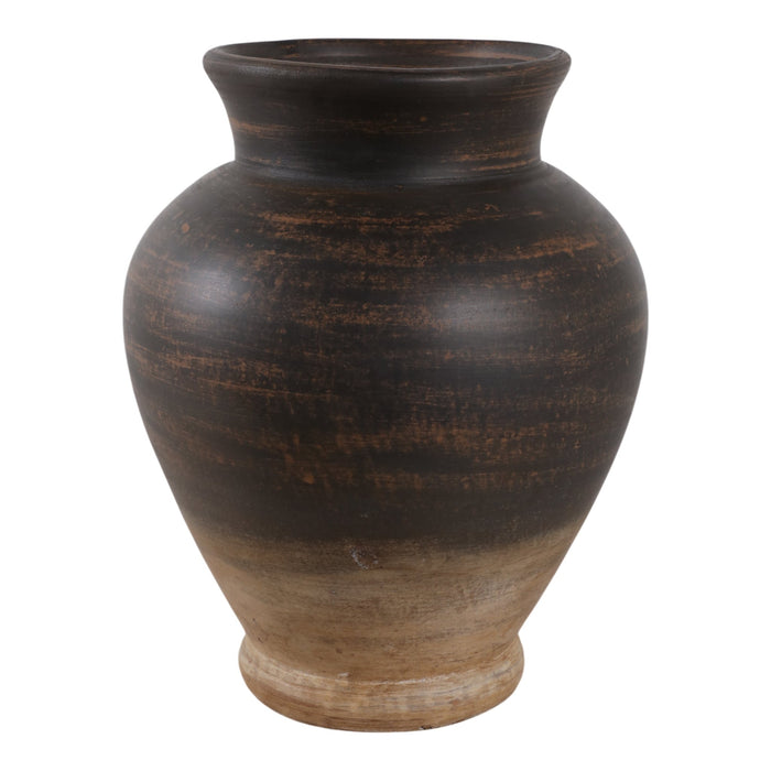 12x10-traditional-terracotta-vase-chocolate-brown-3