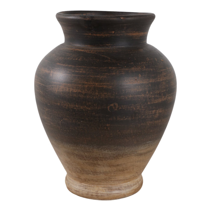 12x10-traditional-terracotta-vase-chocolate-brown-4